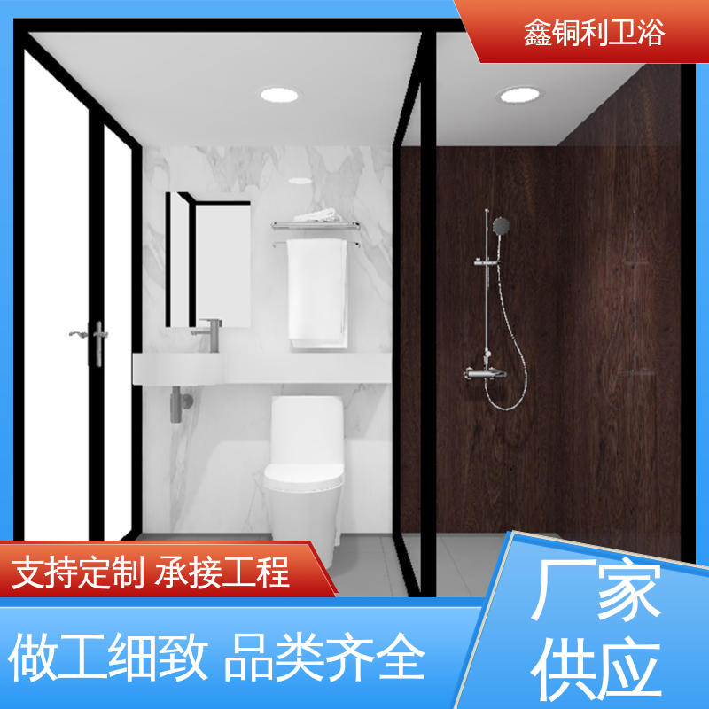 一站式采购 快拼式公寓 货源充足 集成整体卫生间 鑫铜利厂家