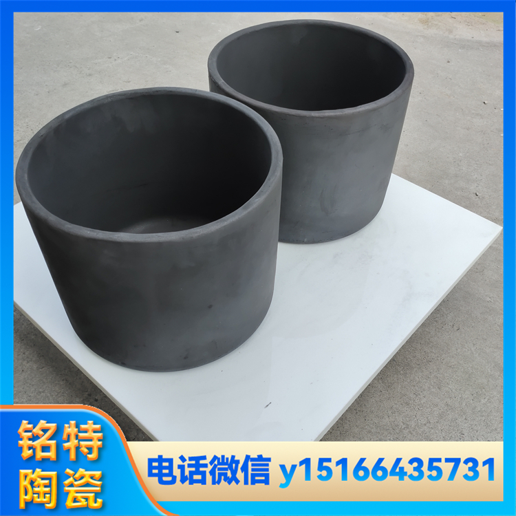 石墨碳化硅坩埚定制 熔炼金属及其他材料 可重复使用 铭特陶瓷