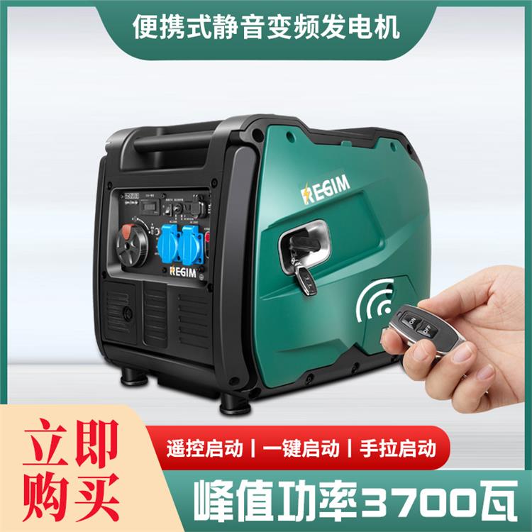 萨登雷吉姆3000瓦变频汽油发电机家用小型超静音汽车应急启动电源
