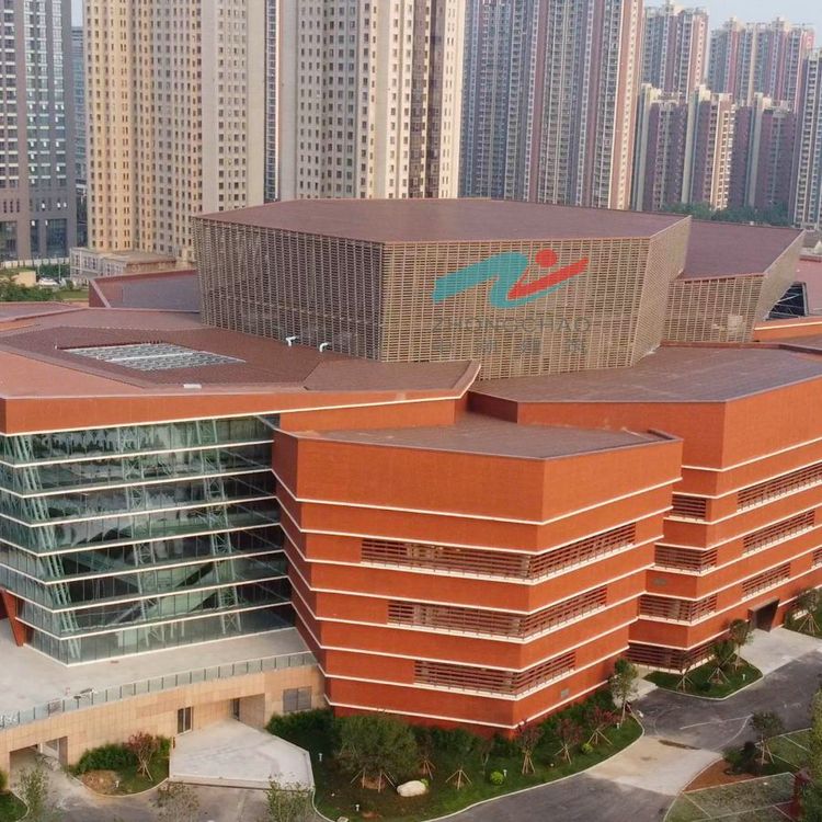 中轩钢构 临建办公楼幕墙结构 机场玻璃幕墙 幕墙玻璃