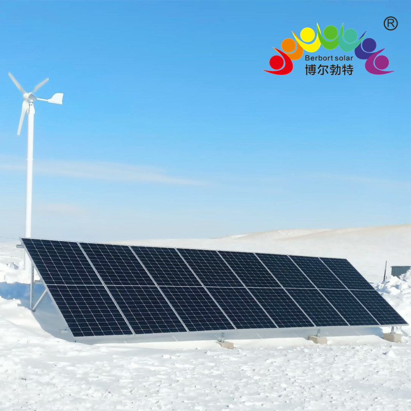 博尔勃特边 防太阳能光伏发电系统 无电地区风光互补离网供电系统