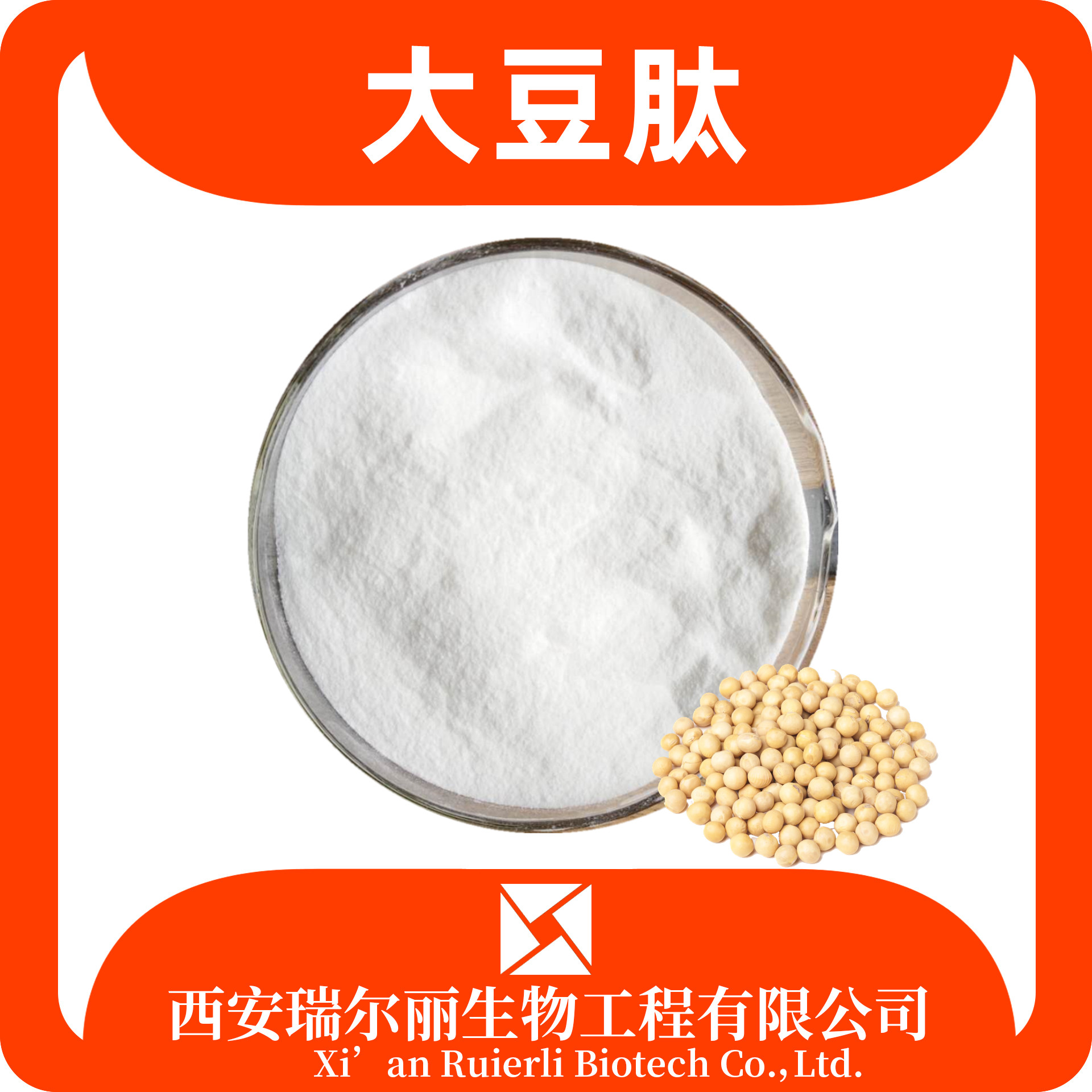 大豆肽99% 活性500Da 大豆提取物 大豆分离蛋白 瑞尔丽生物