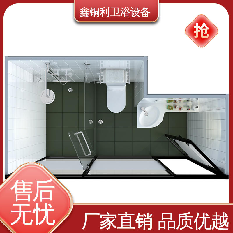 防水防潮 独立淋浴房 上门测量定制 酒店公寓 鑫铜利厂家