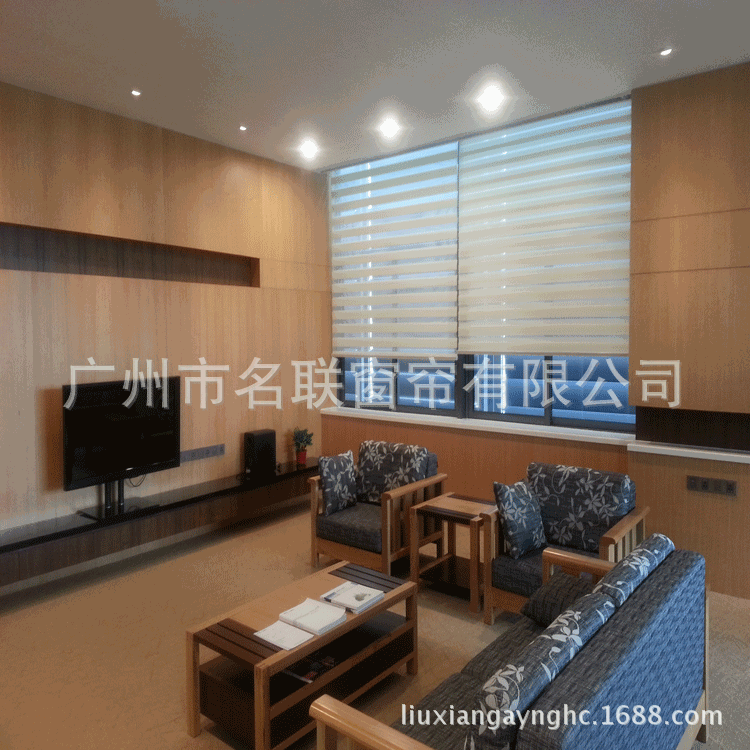 名联 家居窗帘 室外庭院隔热遮阳使用防风卷帘 可定制