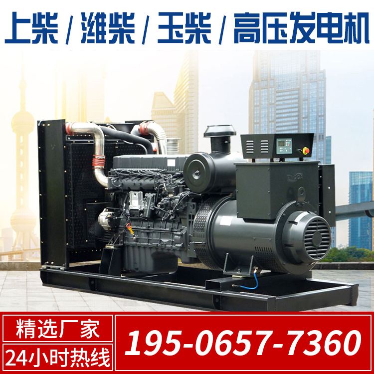 500kw上柴发电机组厂家 三相电启动 提供使用指导 润世电源