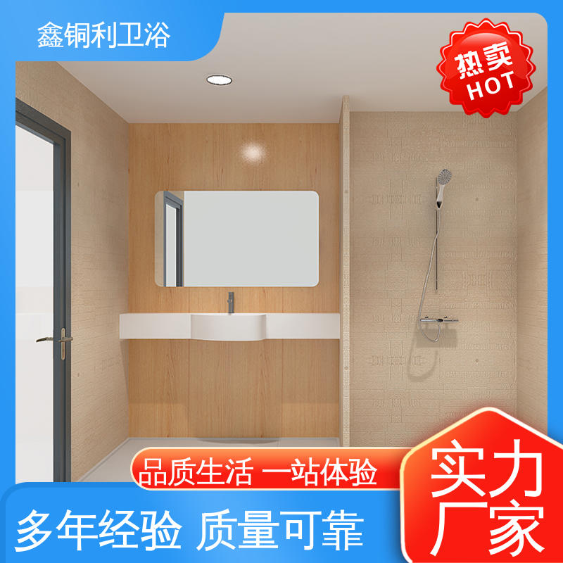 玻璃隔断 快速安装 整体卫浴房 可承接工程 鑫铜利厂家