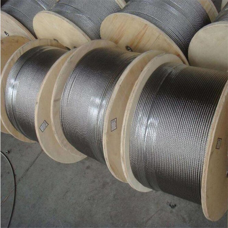 电力施工防扭钢丝绳 10mm12mm油丝绳 光面涂油麻芯绳 油绳 国兴