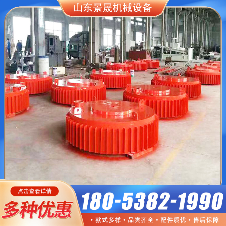 高频强磁电磁铁输送带使用除铁机悬挂式电磁除铁器 景晟