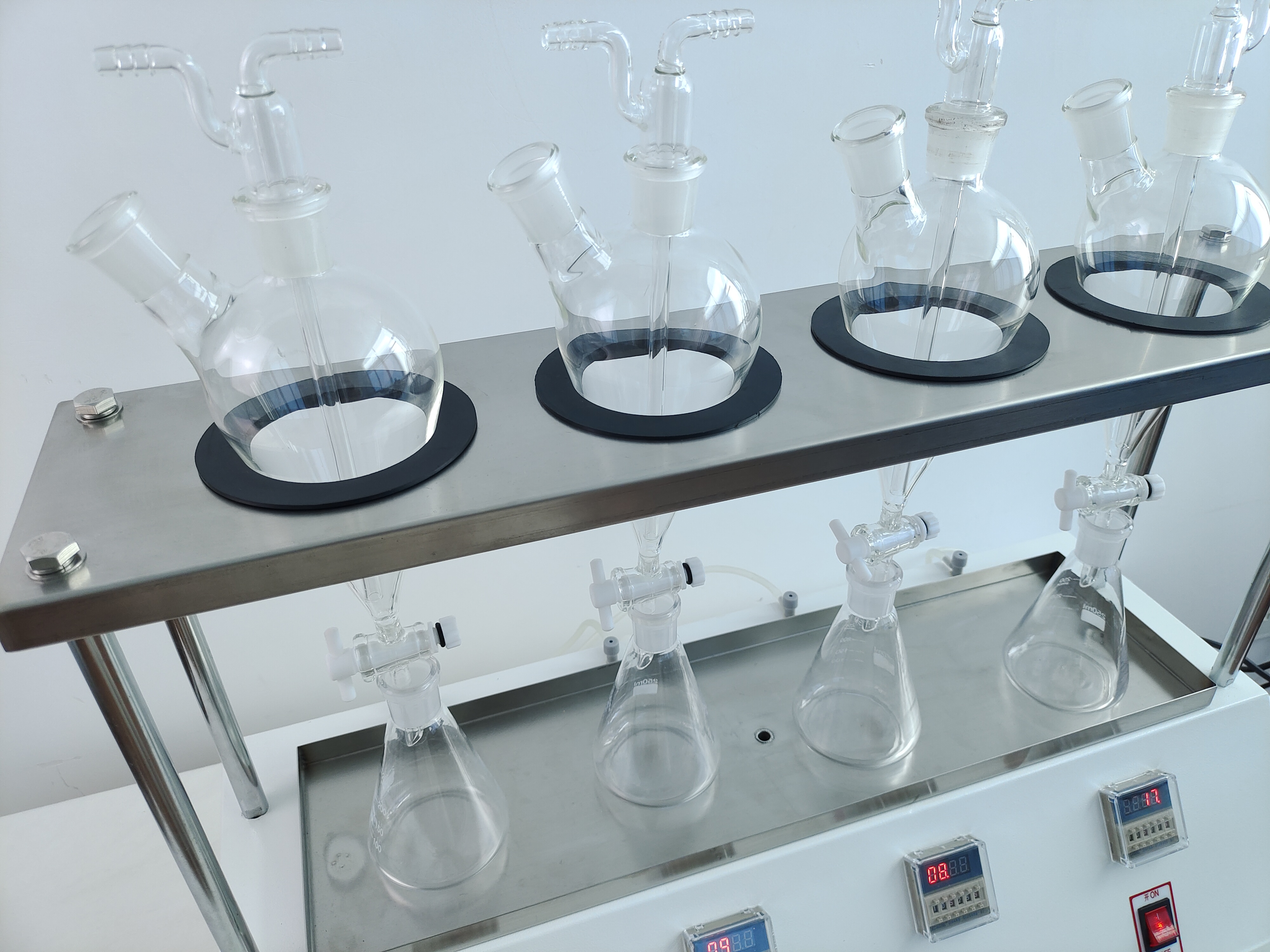 伍跃生物制药液水质挥发酚萃取装置智能款液 液萃取仪