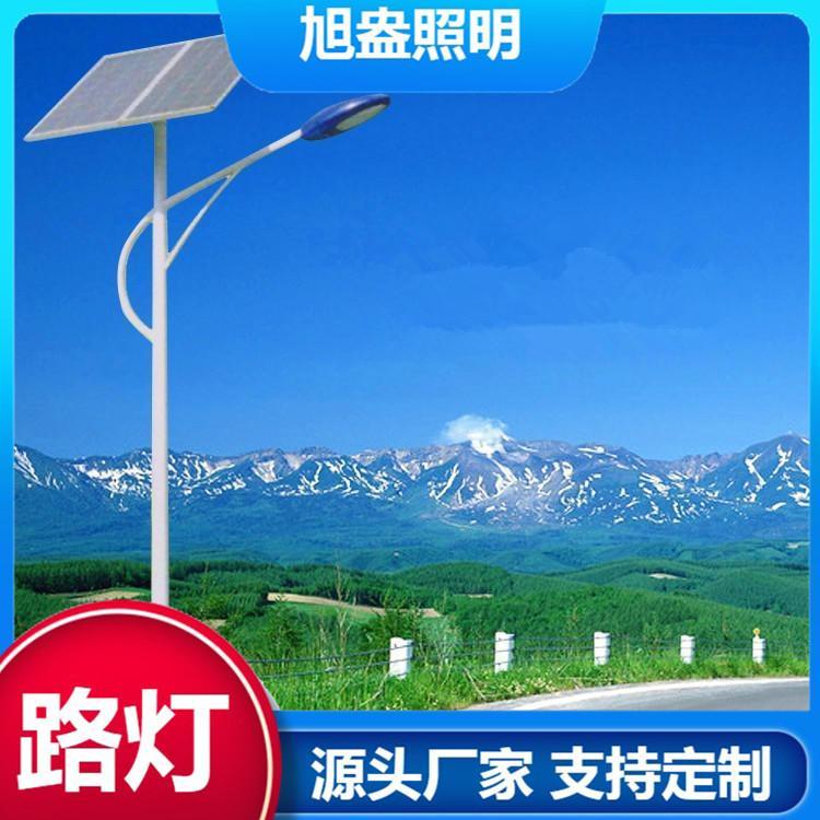 新款太阳能一体路灯 家用户外防水庭院灯LED光伏板