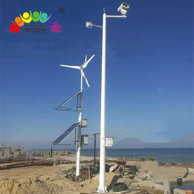 博尔勃特河道监测太阳能离网发电系统 风光互补监控供电系统厂家
