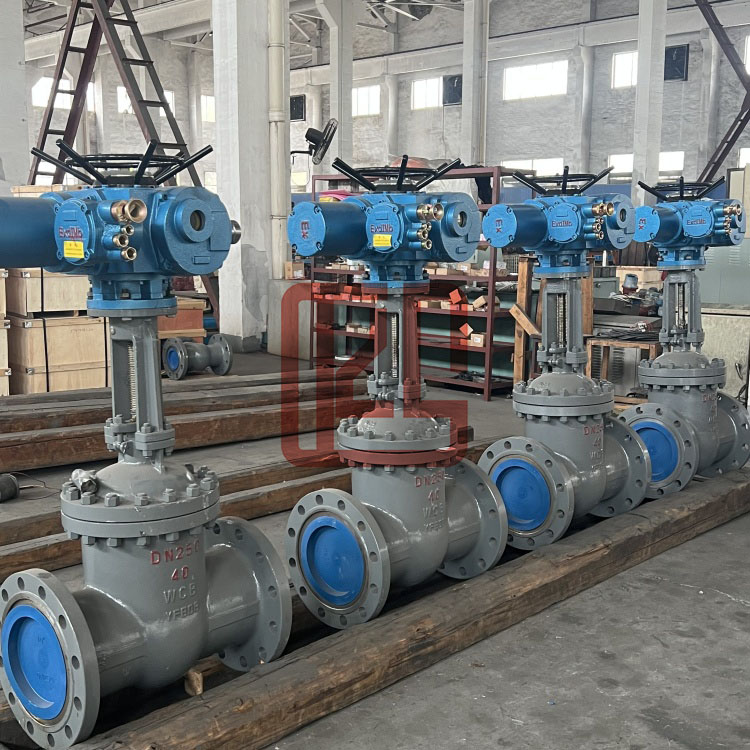 矿用电动闸阀 MZ941H-64 DN200普通隔爆型ZB60-24(380)带KXB-8控制