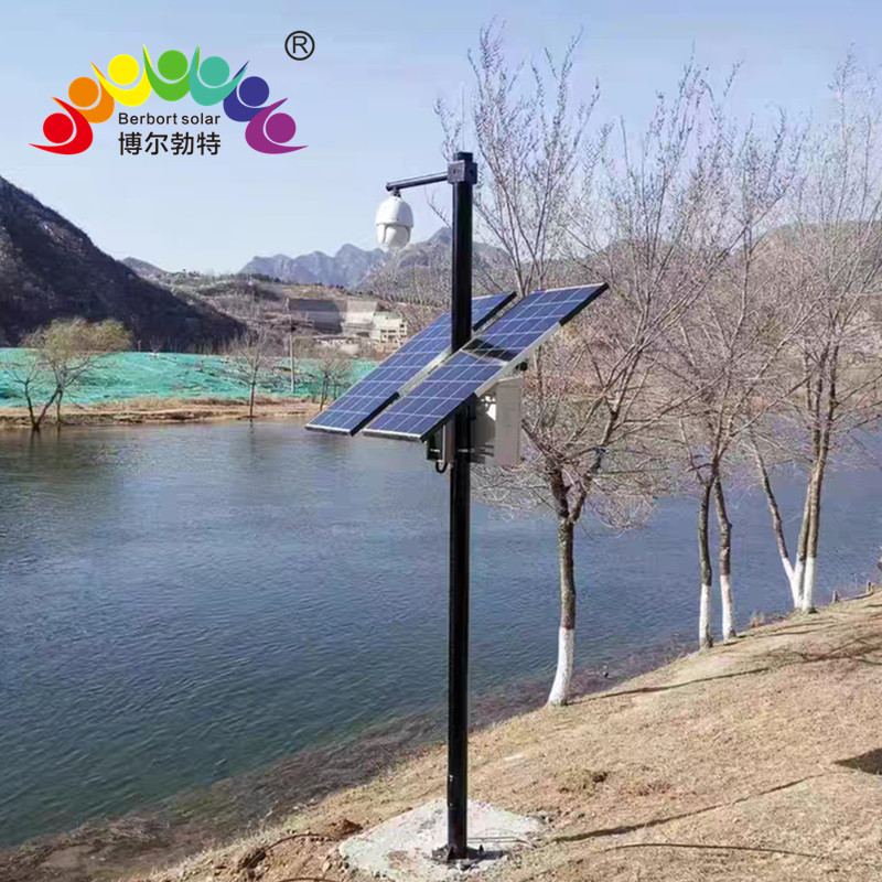 太阳能监控供电系统 河道监测风光互补光伏发电系统博尔勃特