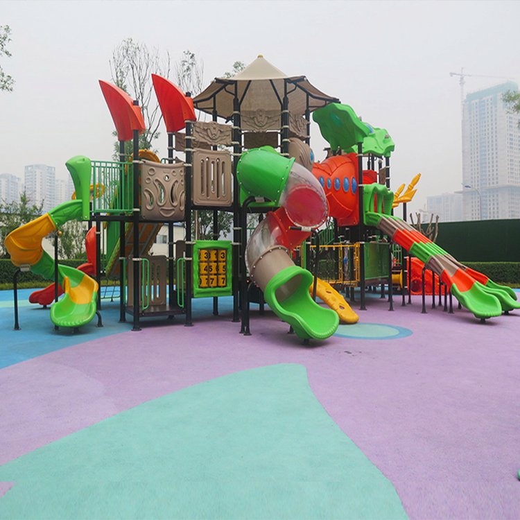 海乐飞HPL134户外儿童露天游乐设施厂家 景区公园无动力游乐设备