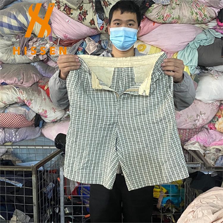 全球二手服装工厂 批发夏季男士松紧休闲弹力短裤大码used shorts