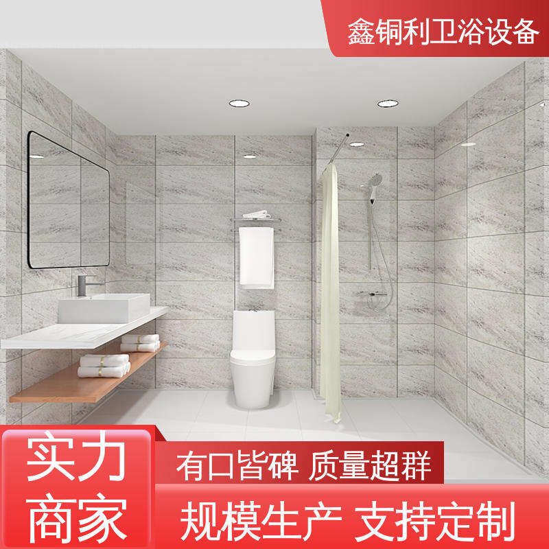 鑫铜利 快拼式公寓 集成独立整体卫生间 干湿分离 经久耐用