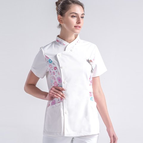 护士服套装分体护士服装供应库存冬夏修身款批量定购