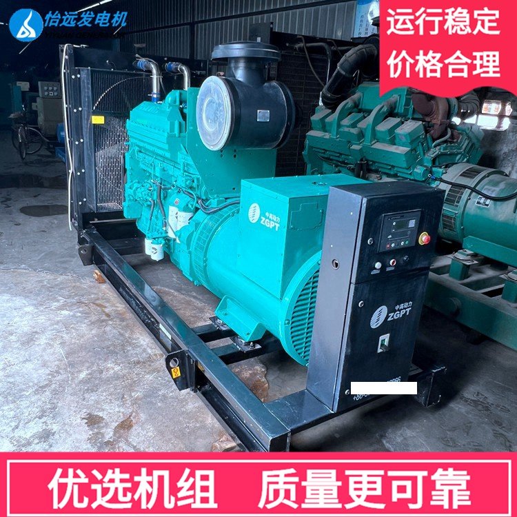 出售400千瓦二手发电机价-格 康明斯发动机配三相无刷马拉松电机