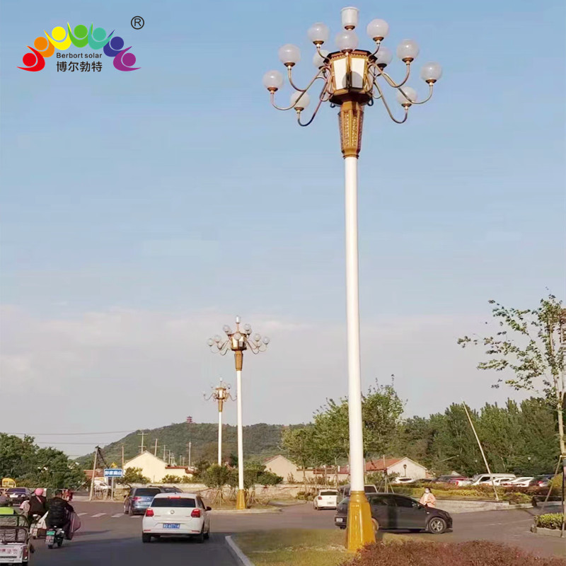 博尔勃特中华灯玉兰灯市政道路户外照明LED投光灯景观灯厂家批