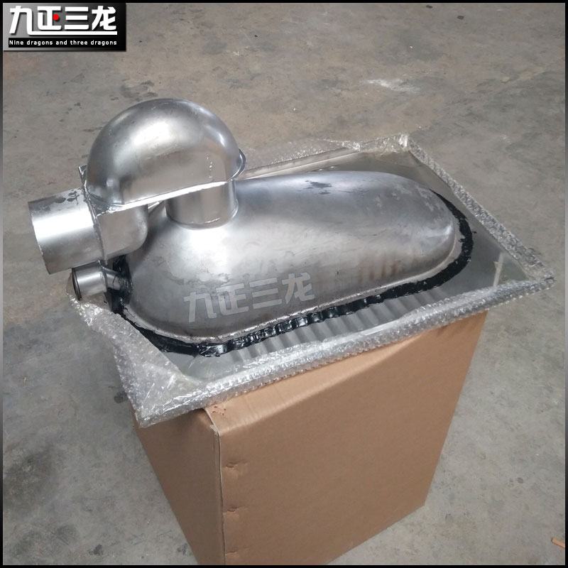 不锈钢蹲便器304白钢S弯防臭蹲便四周出水便槽存水弯无臭便池