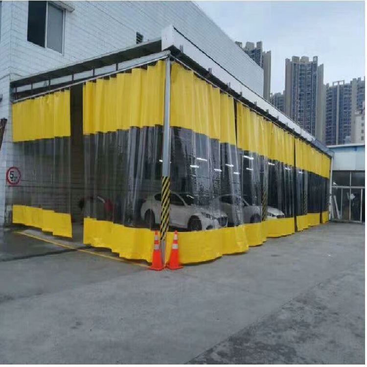 阔海 保温隔音磁吸帘 车间防尘工厂PVC防静电软门帘 支持定制