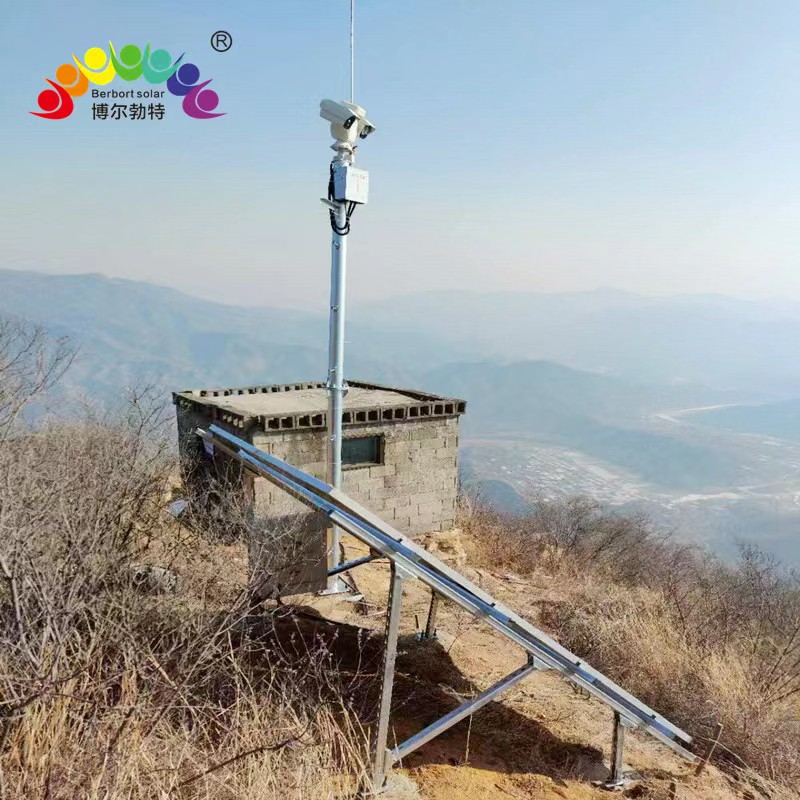 博尔勃特风光互补太阳能监控供电系统山区离网光伏发电系统厂家