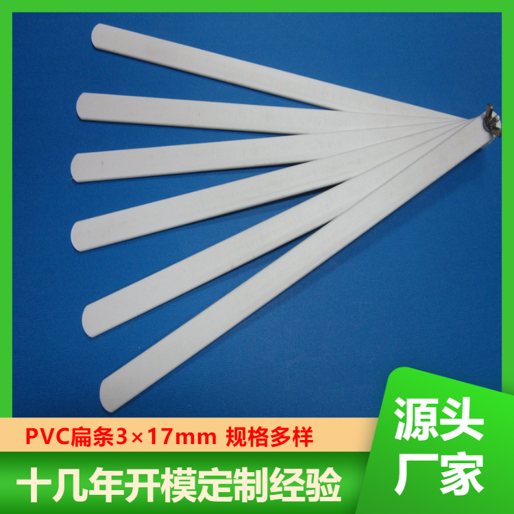 瑞展塑胶 定制PVC挤出型材 挤塑环保聚丙烯支撑扁条