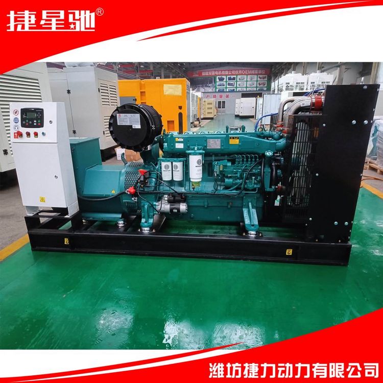 捷力200KW 柴油发电机组 机组性能稳定可靠 绿色节能低油耗
