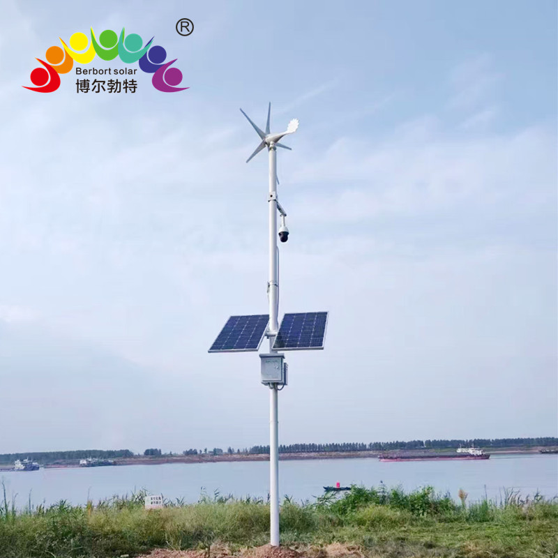 博尔勃特水库监测太阳能监控供电系统无电地区风光互补发电系统