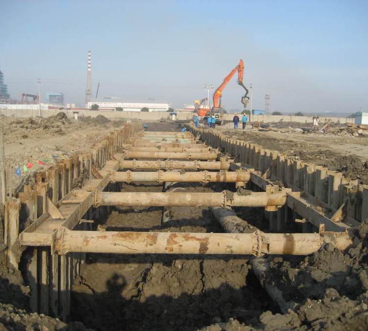 钢板桩施工租赁 建筑工地挡水用 焊接钢构 自有施工团队 拉森钢板
