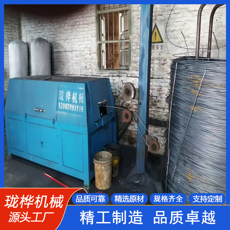 珑桦机械 无酸洗砂带机 线材除锈抛光机 数控线材砂带机