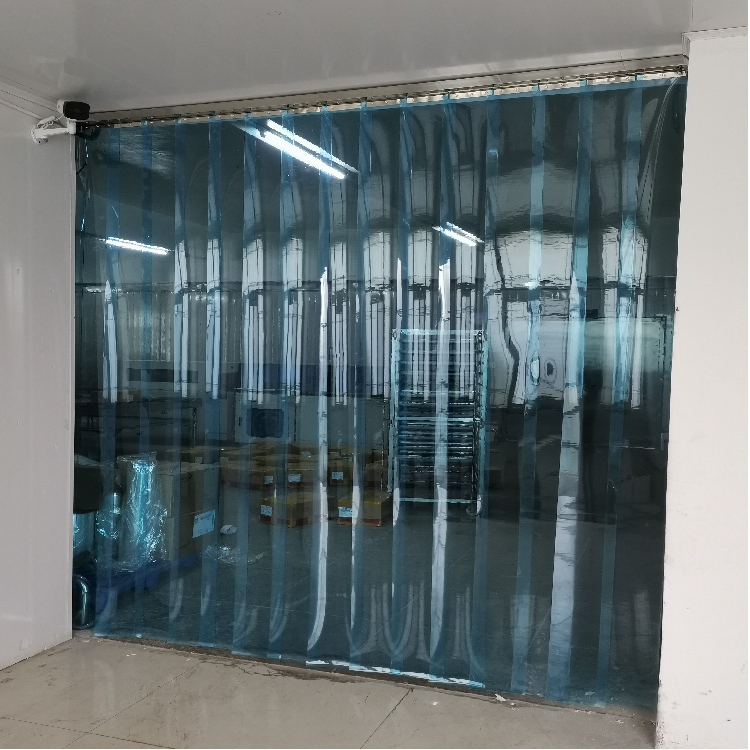 阔海 工厂车间PVC透明隔断帘 防静电防灰尘隔音 非标定制磁铁软门帘
