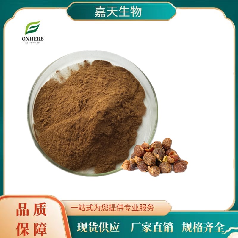 嘉天供应 80目 浅棕黄色至淡黄色 70% 无患子提取物 无患子皂甙80%