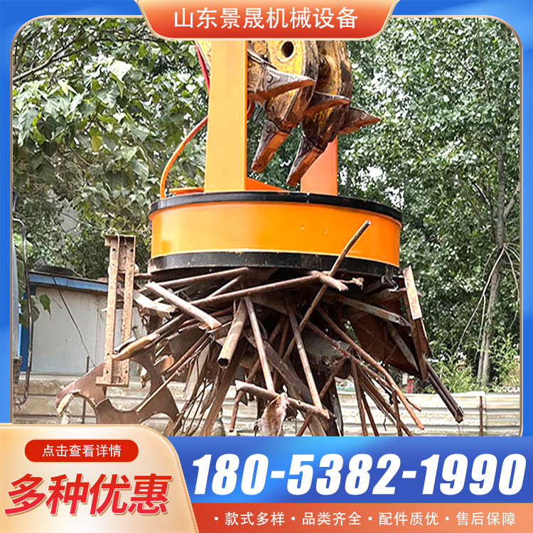 龙门吊电磁吸盘 挖机铲车叉车使用电磁盘 磁力均匀 景晟